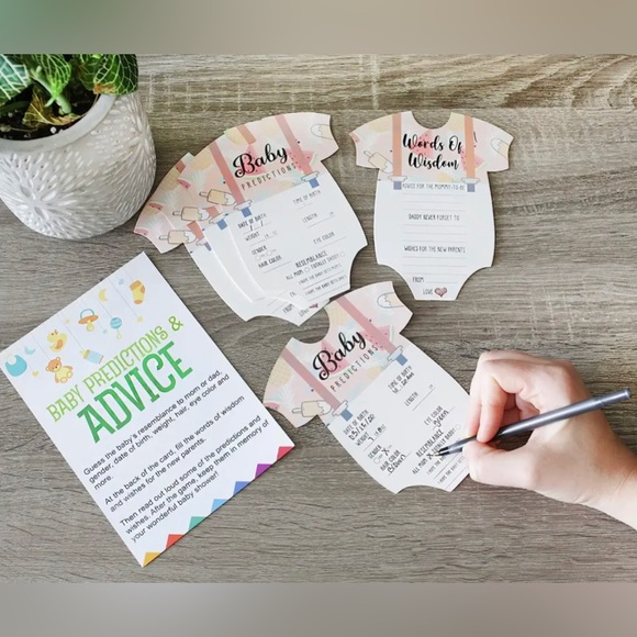 Baby Shower Games for Parents, Friends and Family | Set of 3 Fun Games: Mom Tumm - Picture 8 of 10